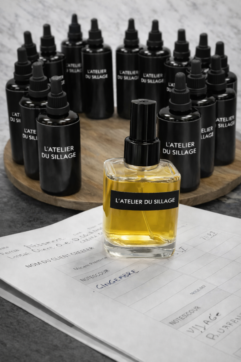 Collection de parfums L'Atelier du Sillage — créations artisanales